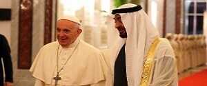 PAPA FRANCESCO NELLE TERRE DEL GOLFO ARABICO